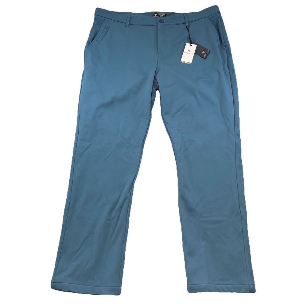 Maelreg Proflex Perform. Golf Pants Mens 42 x32 (actual) Saxony Blue Stretch NWT